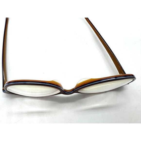 Signature "Brandi" Eyeglasses Frame with Blue Accents - Picture 6 of 7